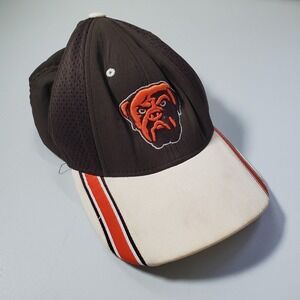 Reebok Mens‎ Cleveland Browns Bulldog Logo Adjustable Hat Brown Cream NFL Fan